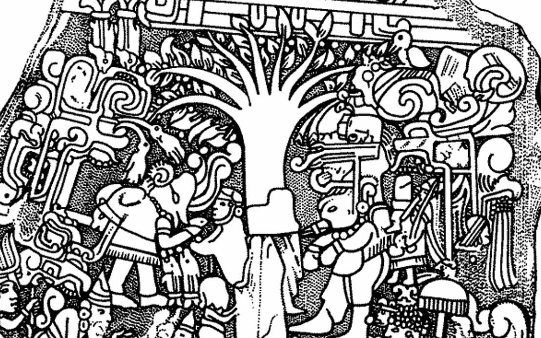 L'Albero della vita nella mitologia Maya (fonte: wikimedia commons)